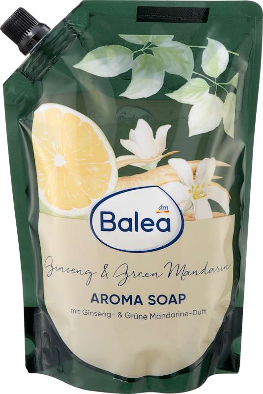 Balea Savon liquide Ginseng & Mandarine Verte recharge 500 ml