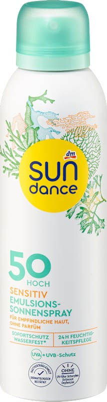 SUNDANCE Spray solaire sensitive, émulsion LSF 50, 150 ml