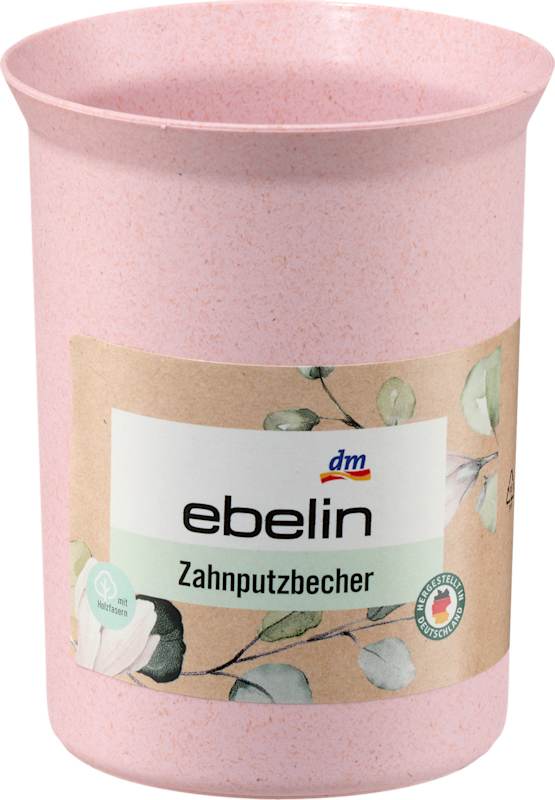 ebelin Gobelet à dents rose, 1 pièce
