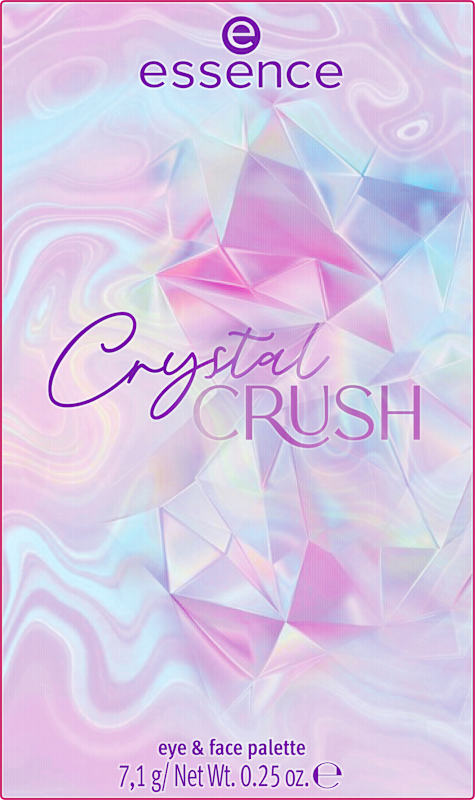 essence Palette de fards à paupières Crystal Crush 01 Quartz Crush, 7,1 g
