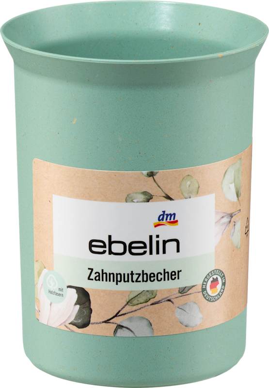 ebelin Gobelet à dents vert, 1 pc