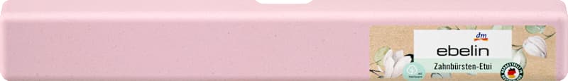 ebelin Étui de voyage pour brosses à dents rose, 1 pc