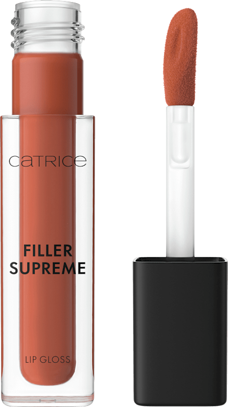 Catrice Gloss à lèvres Filler Supreme 100 Cinnamon Glazed, 3,2 ml — produit allemand authentique au Maroc