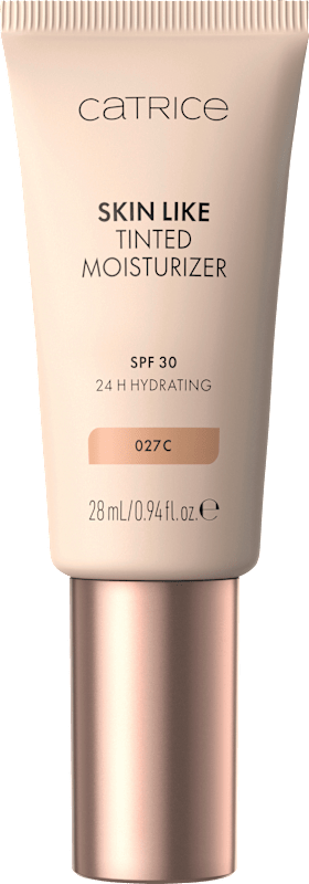 Catrice Fond de teint Skin Like Tinted Moisturizer LSF 30, 027C, 28 ml — produit allemand authentique au Maroc