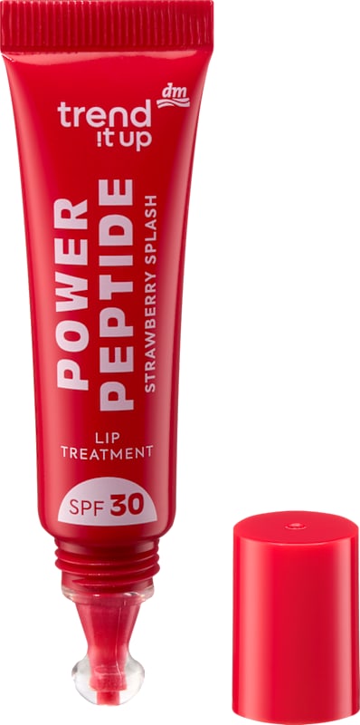 trend !t up Gloss à lèvres Power Peptide LSF 30 Lip Treatment 30 Strawberry Splash 10 ml