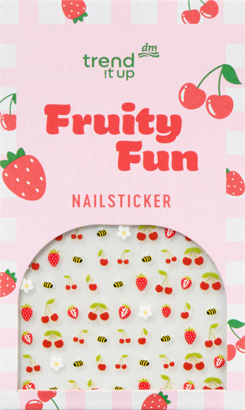 trend !t up Stickers à ongles Fruity Fun 72 pièces