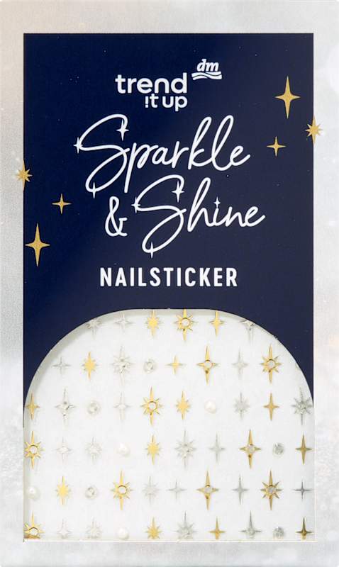 trend !t up stickers ongles Sparkle & Shine, 70 pièces