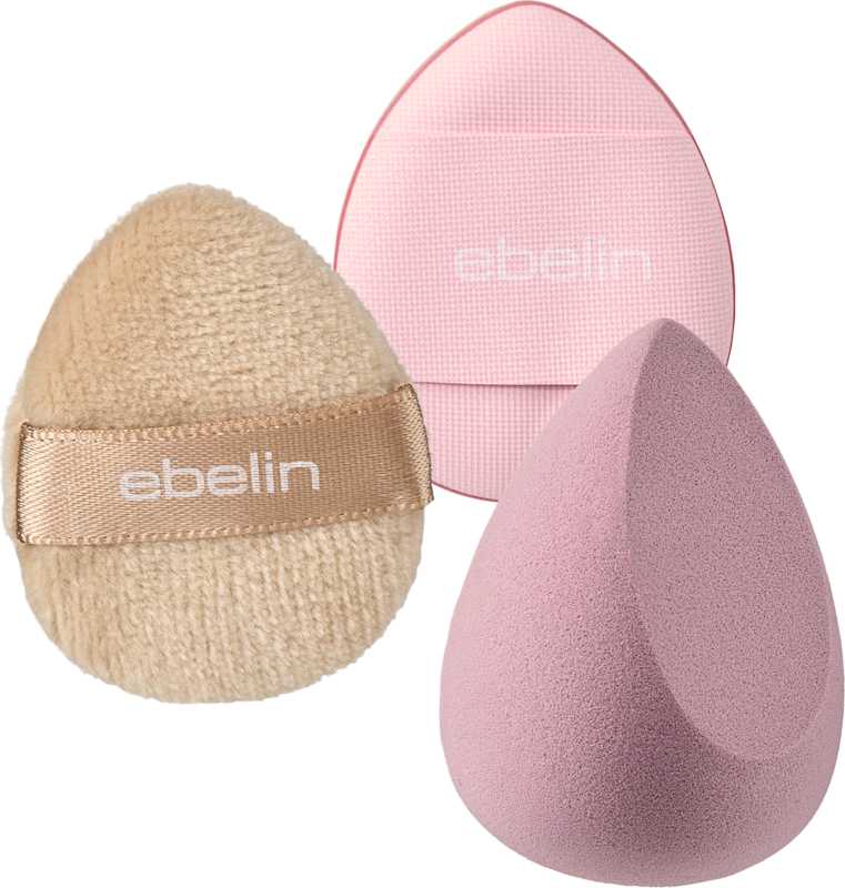 ebelin Mini set éponge & applicateurs maquillage, 1 pc