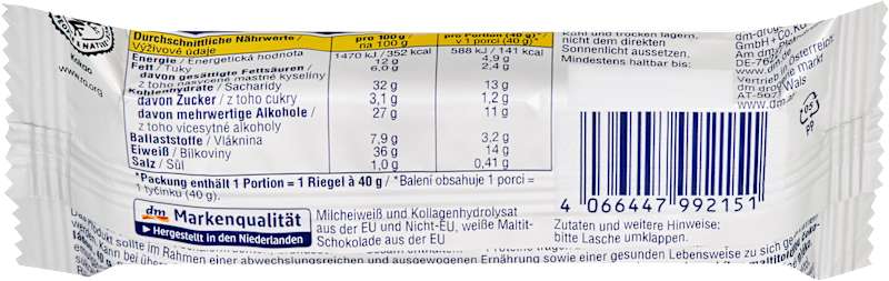 Sportness Barre Protéinée 36% Goût Lemon-Cheesecake 40 g