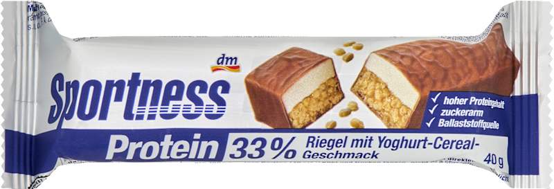 Sportness Barre protéinée 33% yaourt-céréales 40 g
