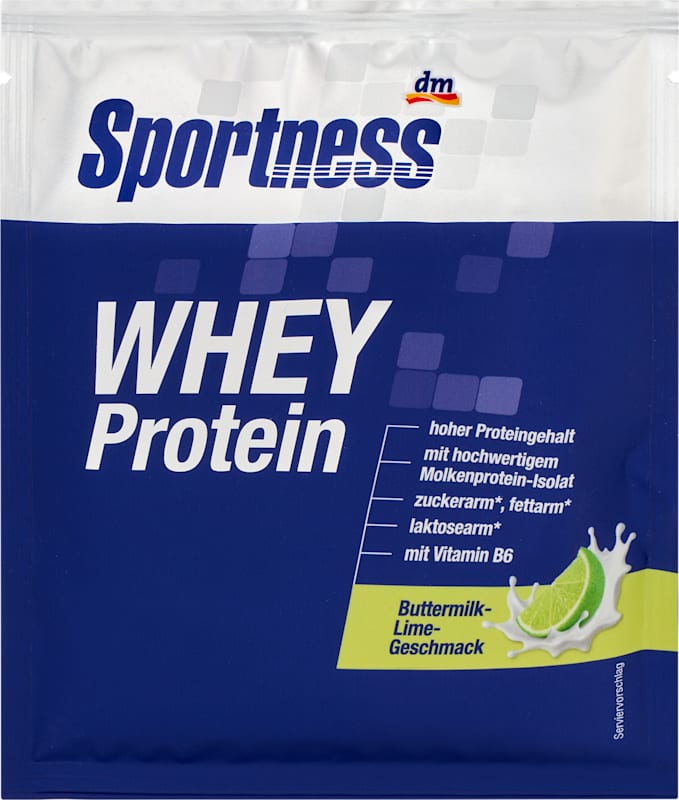 Sportness poudre protéine Whey goût babeurre-citron vert 30 g