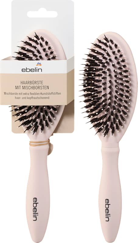 ebelin brosse à cheveux poils mixtes 1 pièce