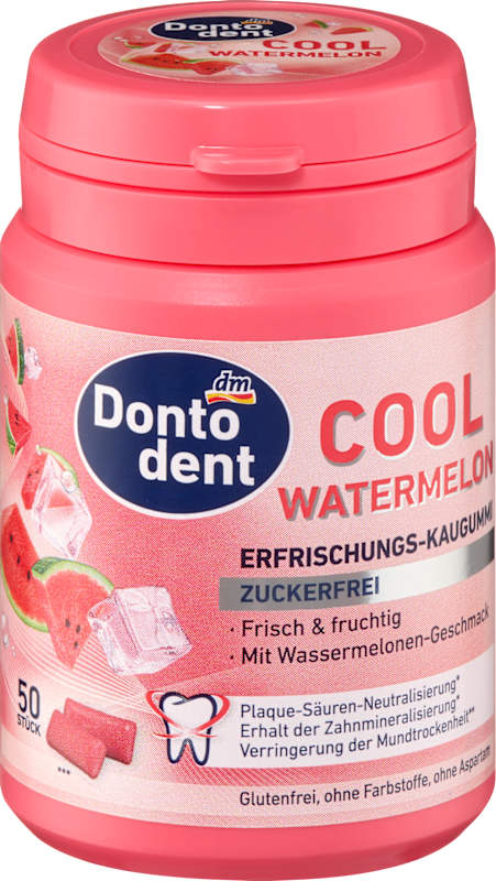 Dontodent Chewing-gum Cool Watermelon sans Sucre 50 pcs
