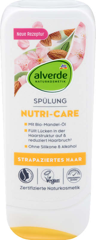 alverde NATURKOSMETIK Après-shampoing Nutri-Care 200 ml