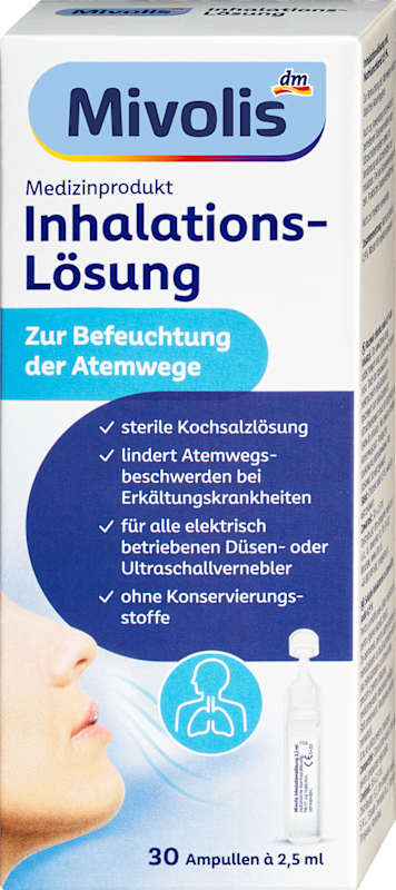 Mivolis Solution pour inhalation 30 pièces 75 ml
