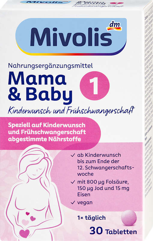 Mivolis Mama & Baby 1 30 comprimés 22 g