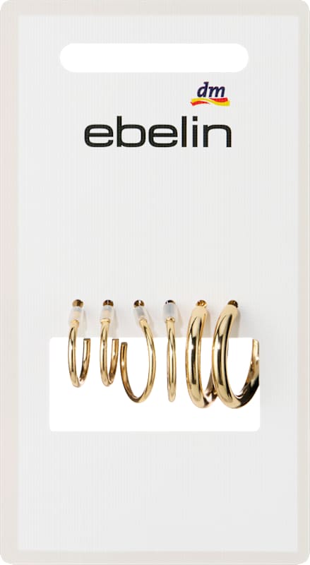 ebelin Créoles aspect or 6 pcs
