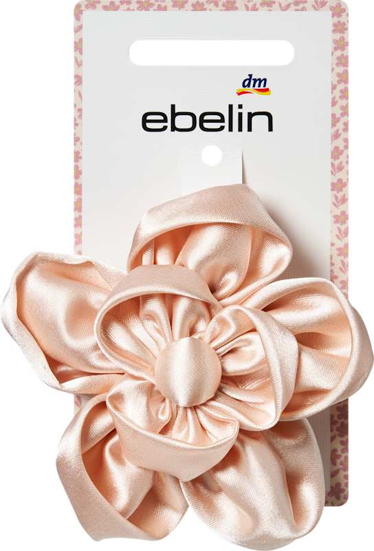ebelin Broche à cheveux fleur rose 1 pc