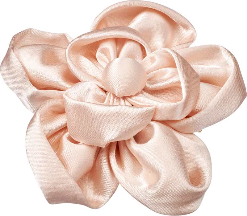 ebelin Broche à cheveux fleur rose 1 pc
