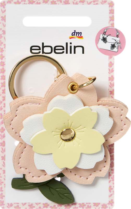 ebelin Porte-clés & sac fleur 1 pièce