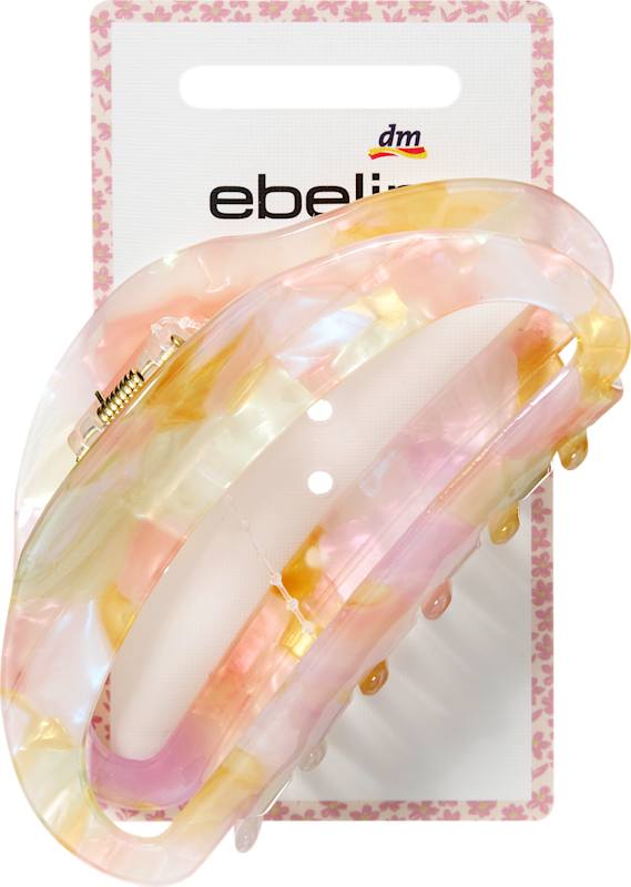 ebelin Pince à cheveux avec découpe, multicolore, 1 pièce