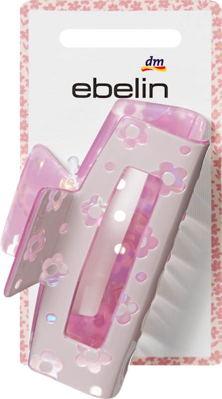 ebelin Pince à cheveux ajourée à fleurs lilas 1 pièce