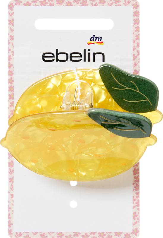 ebelin Pince à cheveux citron, 1 pièce