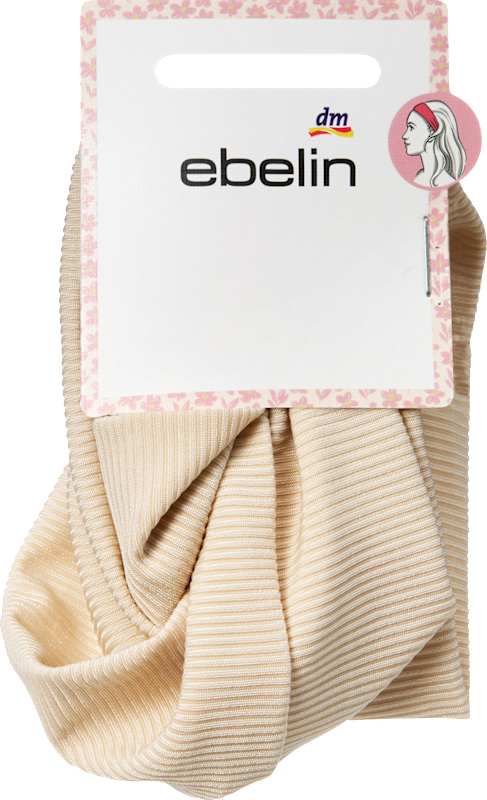 ebelin bandeau cheveux texturé beige 1 pièce