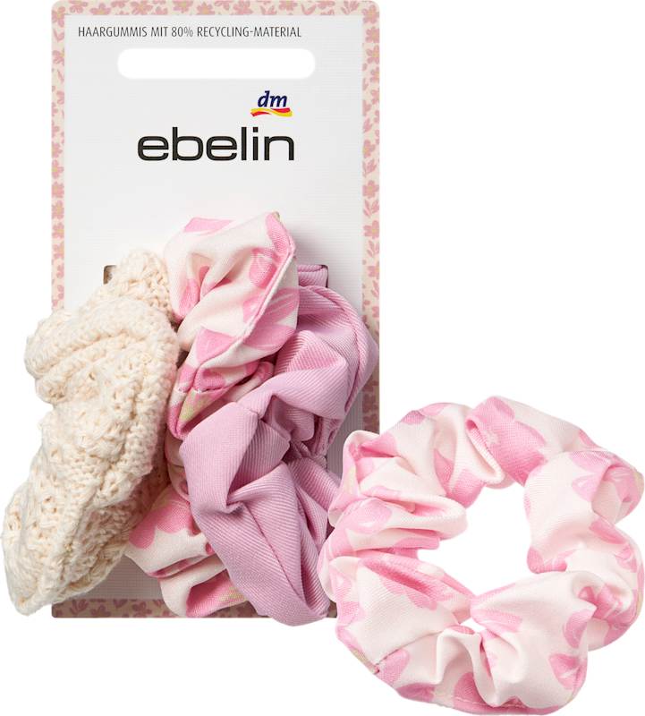 ebelin Chouchous crème/rose, 3 pièces