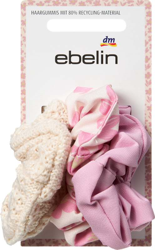 ebelin Chouchous crème/rose, 3 pièces