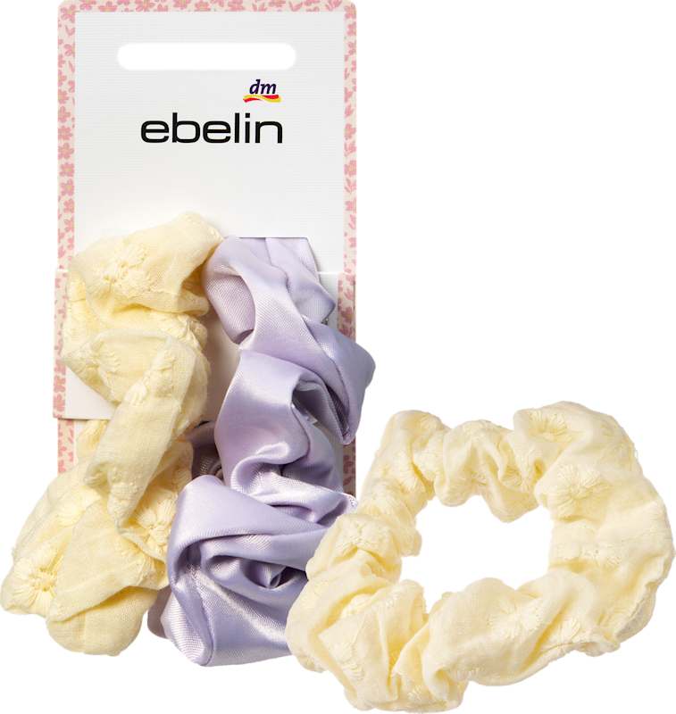 ebelin Chouchous jaune/lilas 2 pièces