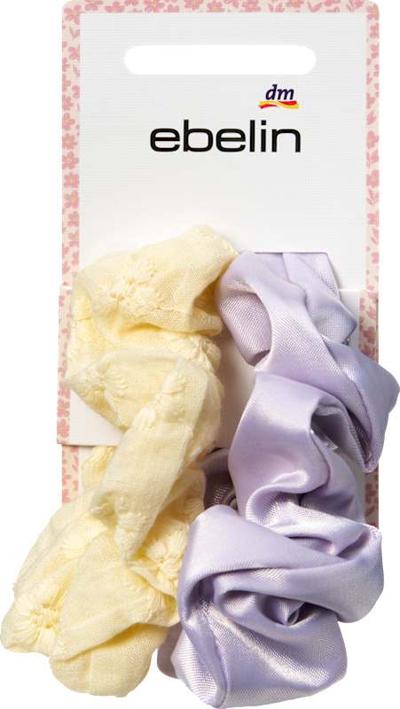 ebelin Chouchous jaune/lilas 2 pièces