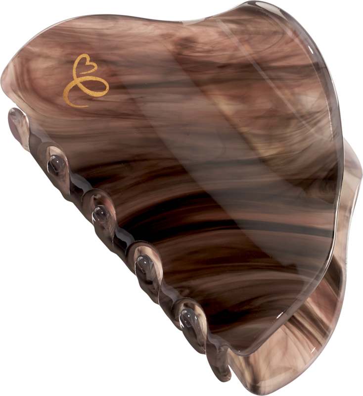 ebelin Pince à cheveux marbrée marron 1 pc