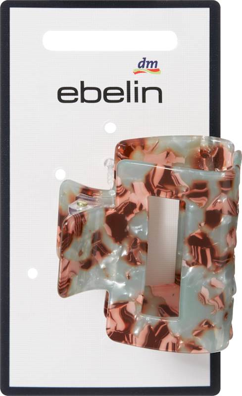 ebelin Pince à cheveux ajourée brun/menthe 1 pièce