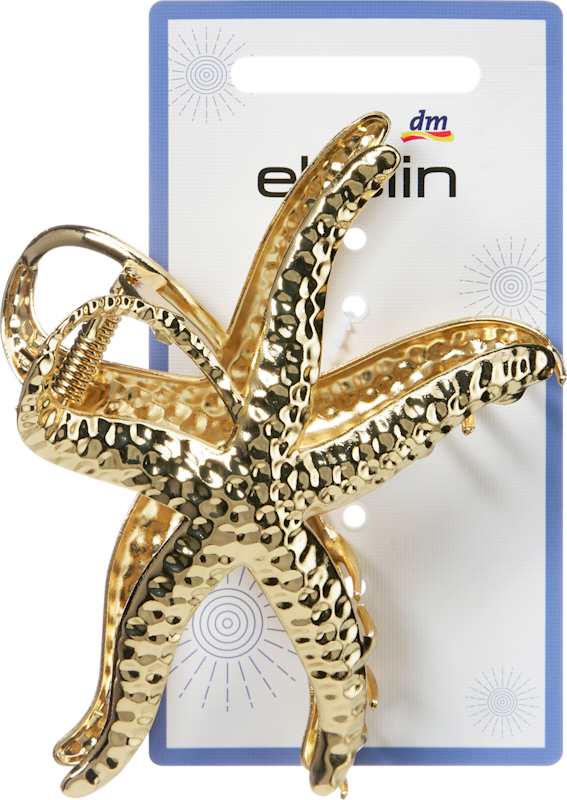 ebelin pince à cheveux étoile de mer effet doré 1 pièce