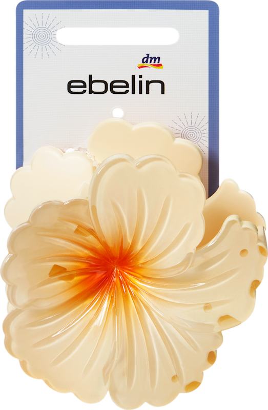 ebelin pince à cheveux Hibiscus abricot 1 pièce