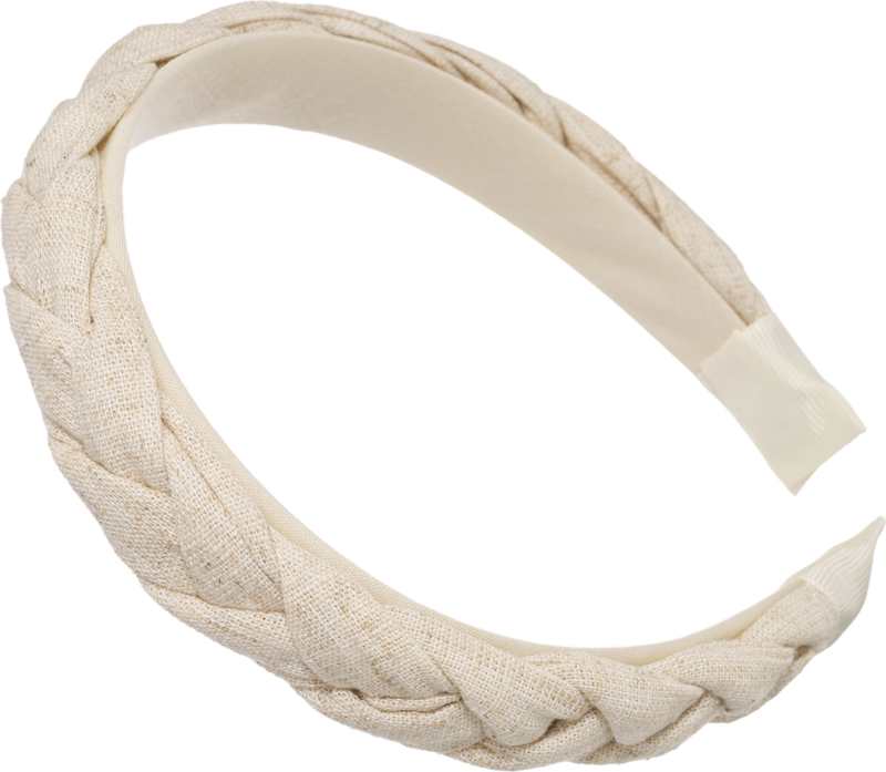 ebelin Serre-tête tressé beige 1 pièce