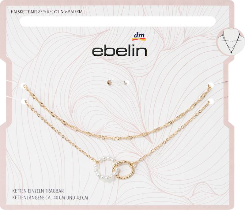 ebelin Colliers aspect doré, 2 pc