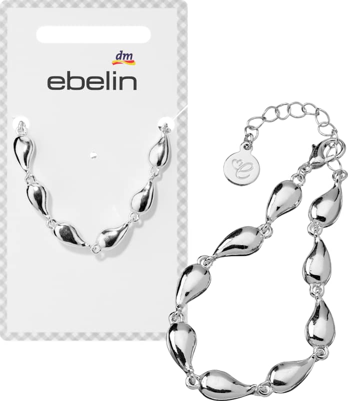 ebelin bracelet gouttes aspect argent 1 pc