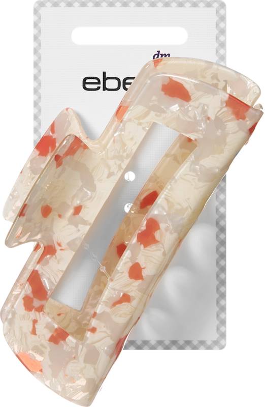ebelin Pince à cheveux avec découpe, marbrée, 1 pc