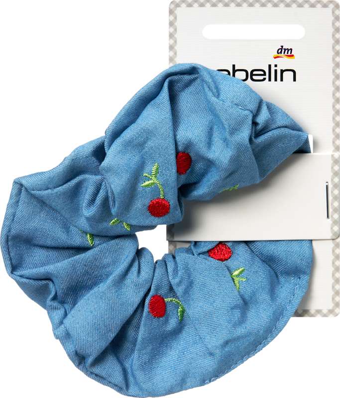 ebelin chouchou à cerises denim 1 pièce