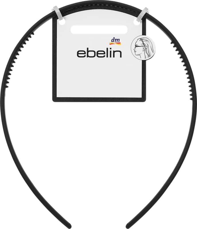 ebelin Serre-tête incurvé noir/marron 1 pièce