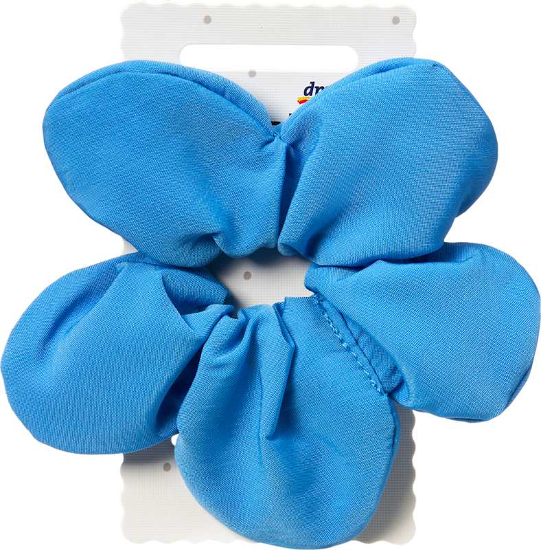 ebelin Chouchou forme fleur bleu 1 pc
