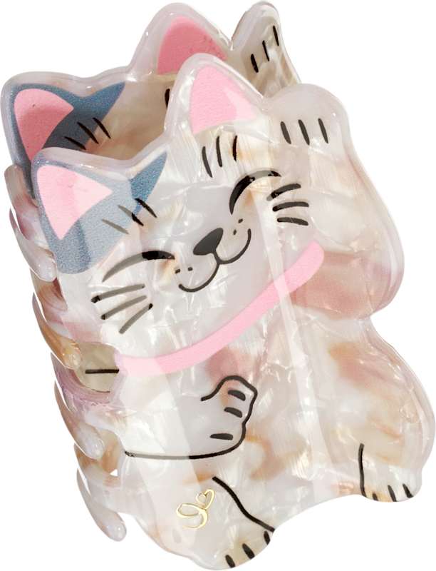 ebelin pince à cheveux chat porte-bonheur 1 pièce