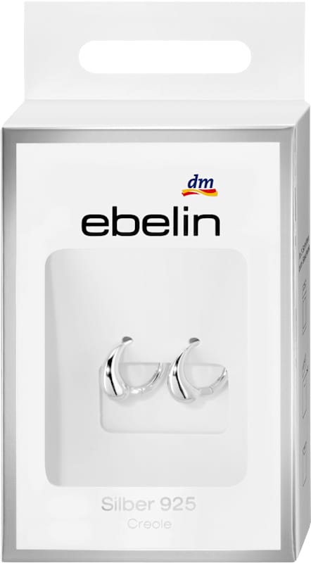 ebelin Créoles argent 925 forme goutte 2 pièces