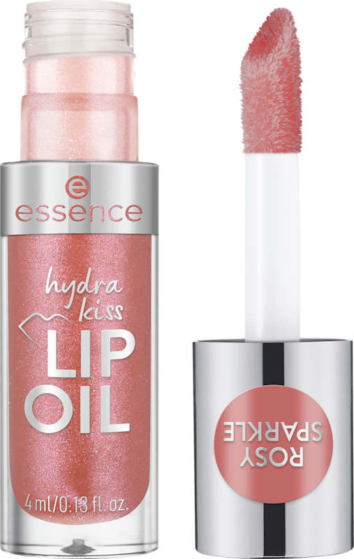 essence Huile à lèvres Hydra Kiss 11 Rosy Sparkle, 4 ml