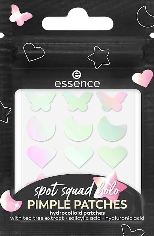 essence Patchs anti-imperfections Spot Squad Holo, 24 pièces