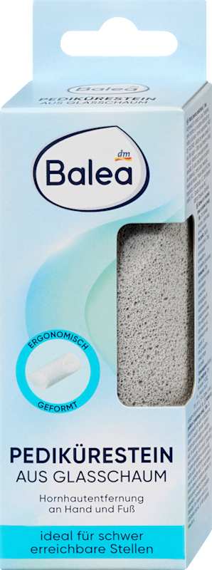 Balea pierre à pédicure en verre mousse 1 pièce