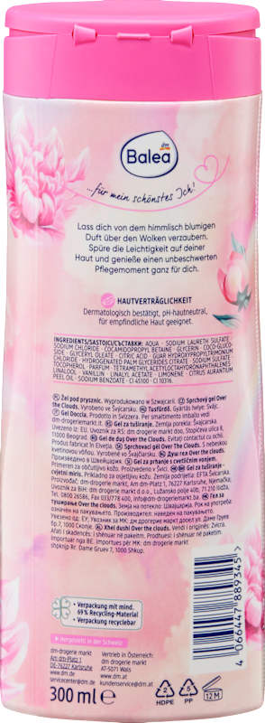 Balea Gel douche Over The Clouds, 300 ml