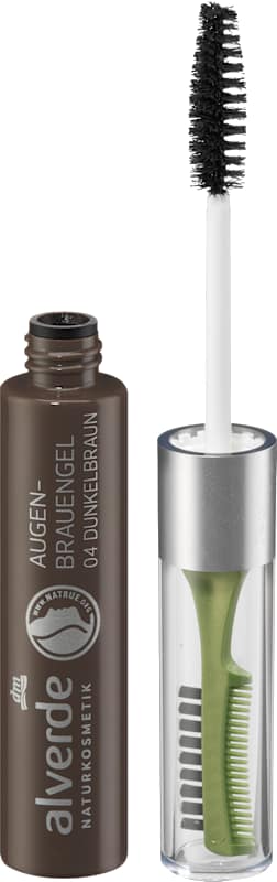 alverde NATURKOSMETIK Gel sourcils 04 brun foncé 6 ml